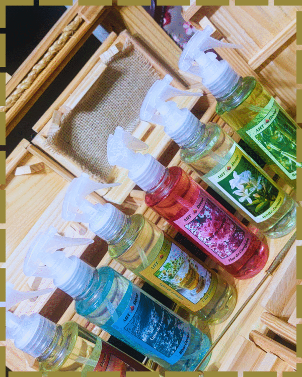 Água para Lençóis - 250ml - Essência: Flor de Algodão, Bamboo Dreams, Flor de Cerejeira, White Jasmim, Chá Branco, Blue Ocean