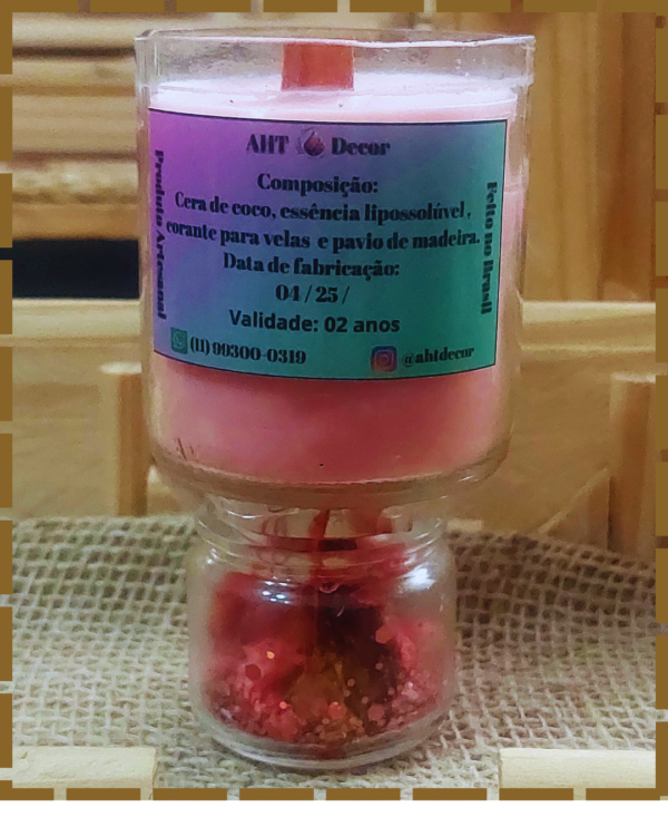 Vela Aromática - 100g - Essências: Bamboo MM, Chá Branco, Flor de Cerejeira - Image 6