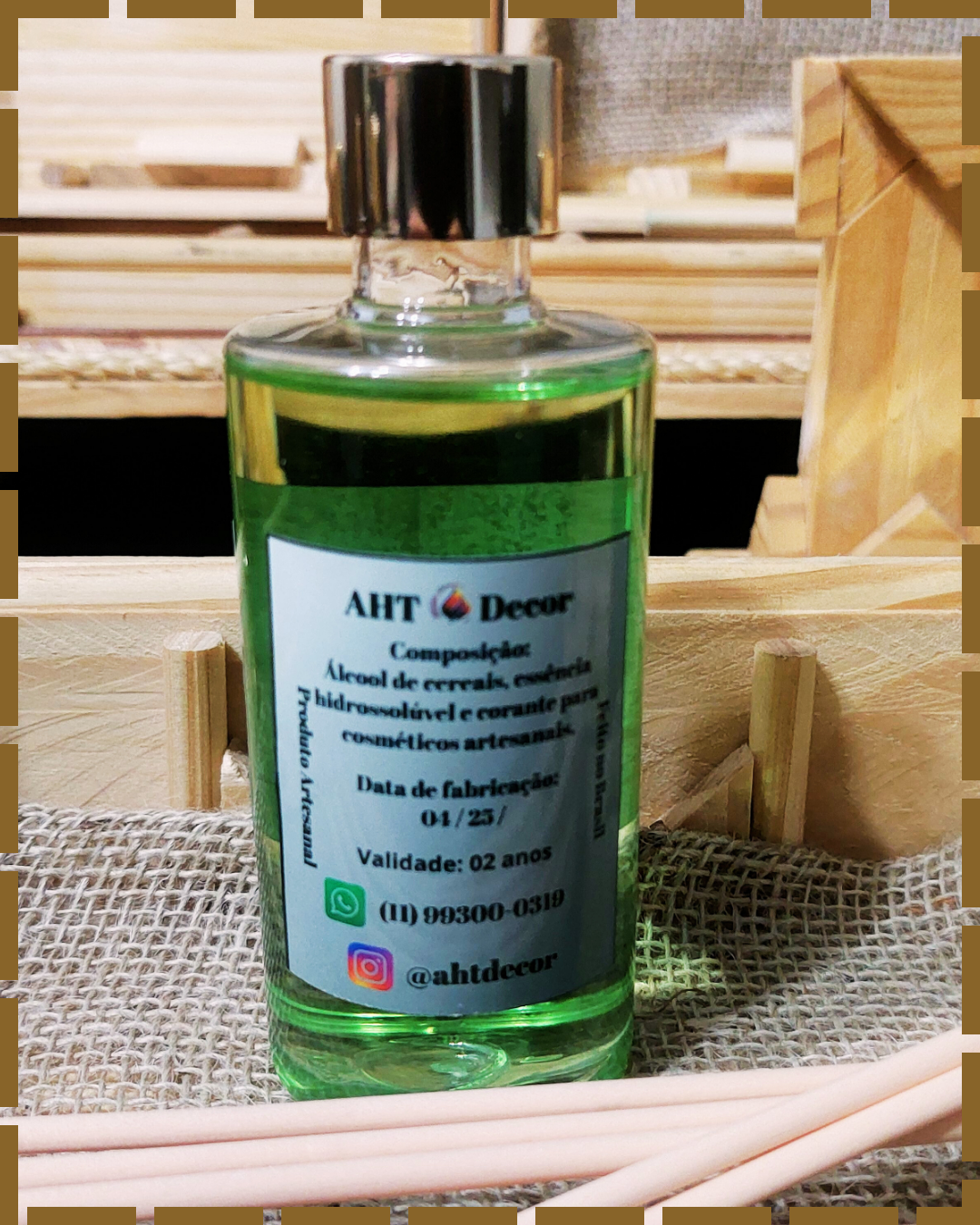 Difusor de Aroma - 200ml - Essências: Lima da Pérsia, Chá Branco, Bamboo MM, Daslu, Madeira do Oriente - Imagem 7